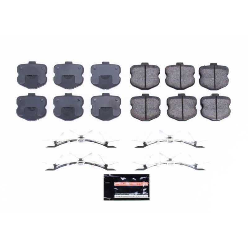 PSB Z23 Evolution Brake Pads - Power Stop 06-13 Chevrolet Corvette Front Z23 Evolution Sport Brake Pads w/Hardware