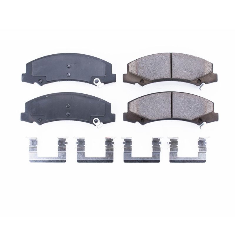 PSB Z17 Evolution Brake Pads - Power Stop 08-09 Buick Allure Front Z17 Evolution Ceramic Brake Pads w/Hardware