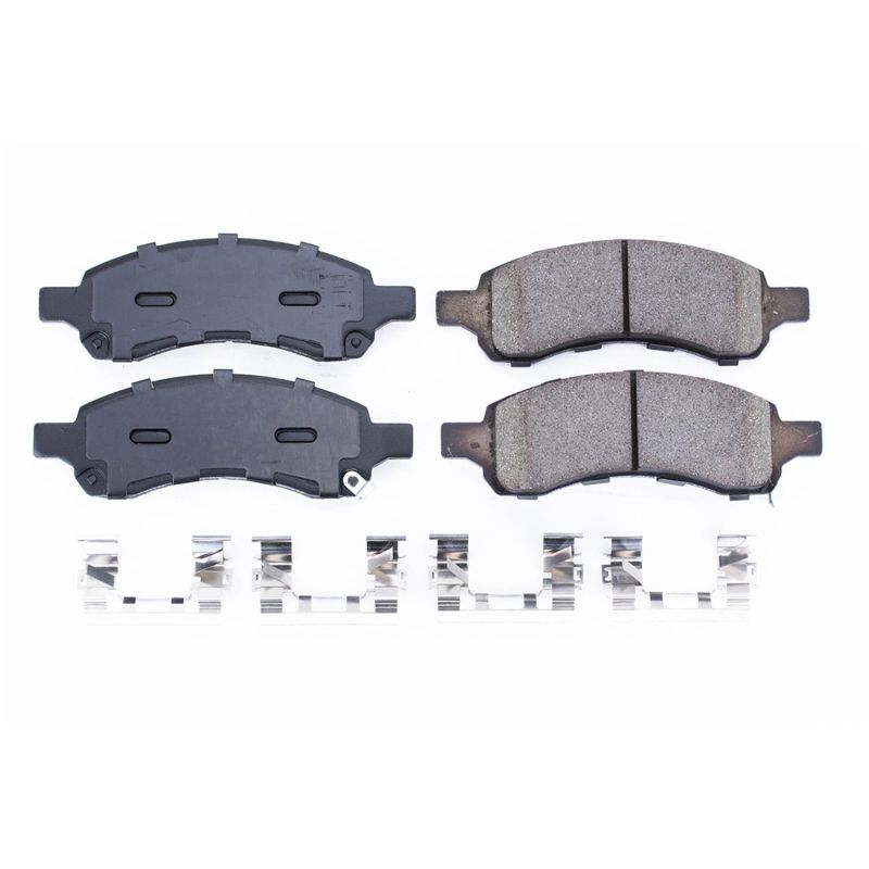 PSB Z17 Evolution Brake Pads - Power Stop 06-07 Buick Rainier Front Z17 Evolution Ceramic Brake Pads w/Hardware