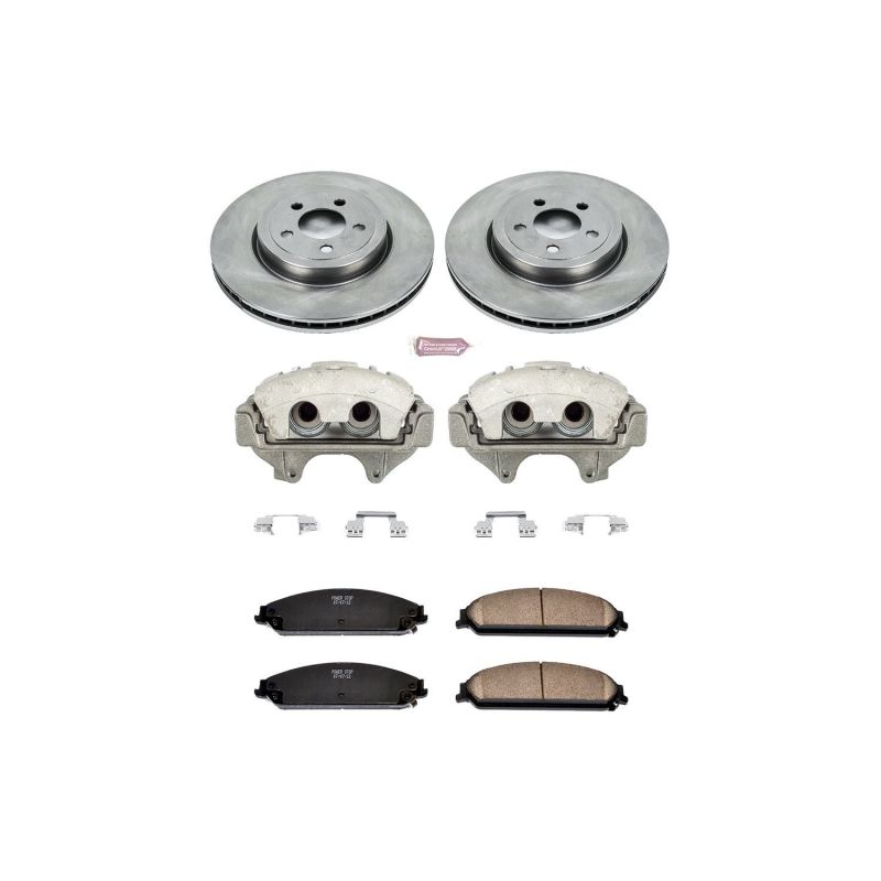 PSB Autospecialty Caliper - Power Stop 05-08 Dodge Magnum Front Autospecialty Kit w/Cals