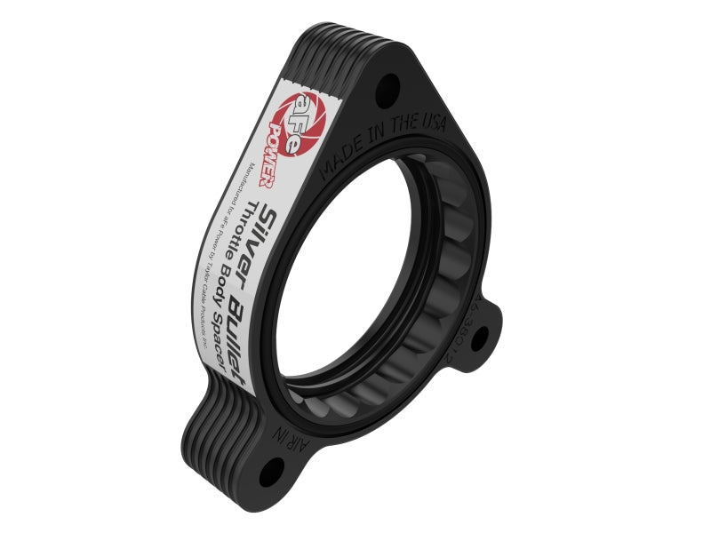 AFE Silver Bullet TBS - aFe Silver Bullet Throttle Body Spacer 19-21 Toyota Corolla L4 2.0L - Black