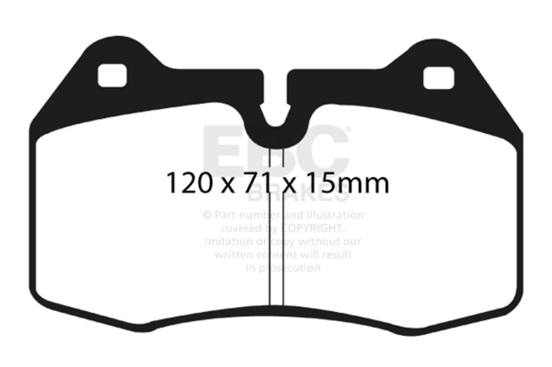 EBC Redstuff Brake Pad Sets - EBC 03-04 Infiniti G35 3.5 (Manual) (Brembo) Redstuff Front Brake Pads