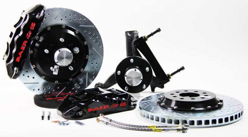 BAE Extreme Brake Kits - Baer Brakes 94-96 Chevrolet Impala 14in Extreme+ Front Brake Kit-Black-
