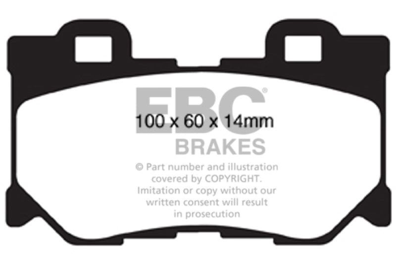 EBC Redstuff Brake Pad Sets - EBC 08-13 Infiniti FX50 5.0 Redstuff Rear Brake Pads