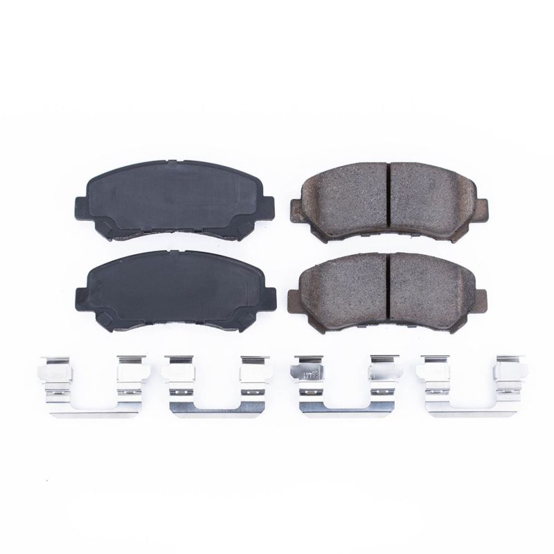 PSB Z17 Evolution Brake Pads - Power Stop 14-17 Nissan Juke Front Z17 Evolution Ceramic Brake Pads w/Hardware