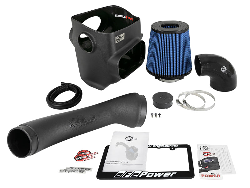 AFE Magnum FORCE Stage-2 Cold Air Intakes - aFe Magnum Force Stage-2 Pro 5R Cold Air Intake System 16-19 Nissan Titan XD V8-5.0L (td)