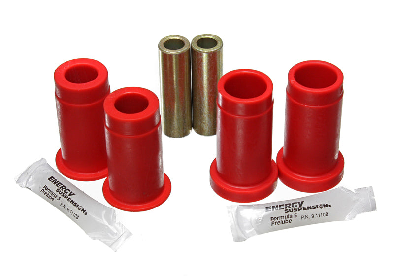 ES Cntrl Arm Bushings - Red - Energy Suspension 82-86 Toyota Supra Red Rear Control Arm Bushing Set
