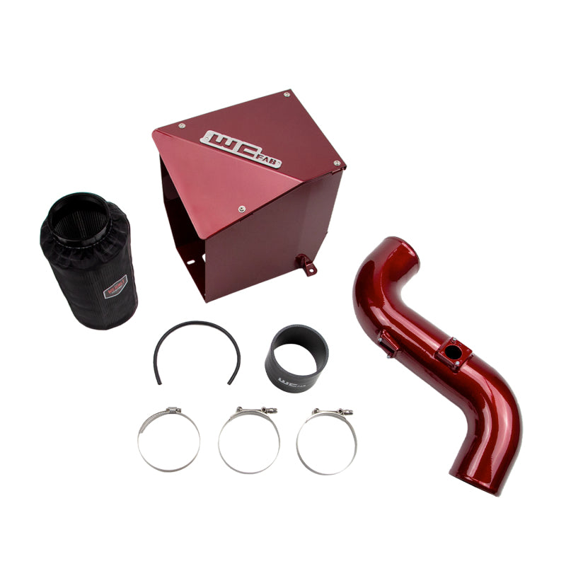 WCF Intake Kit - Wehrli 11-16 Chevrolet Duramax LML 4in Intake Kit - WCFab Red