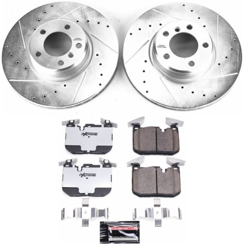 PSB Z26 Street Warrior Kit - Power Stop 14-16 BMW 228i Front Z26 Street Warrior Brake Kit