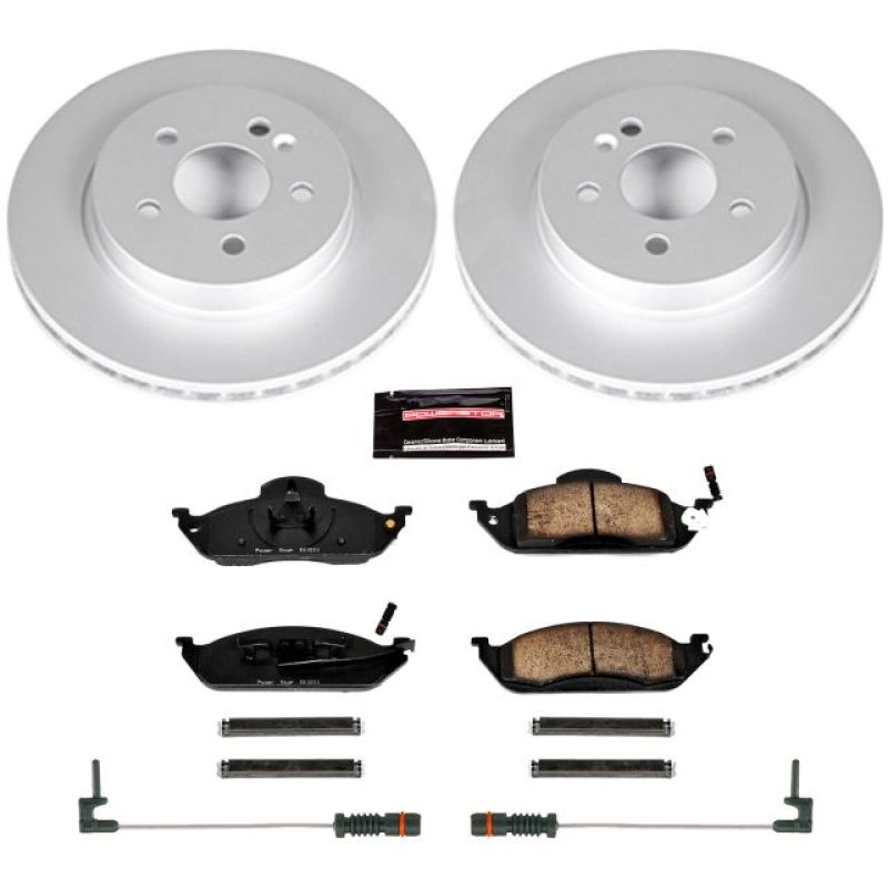 PSB Z23 Evolution Coated Kit - Power Stop 98-03 Mercedes-Benz ML320 Front Z23 Evolution Sport Coated Brake Kit