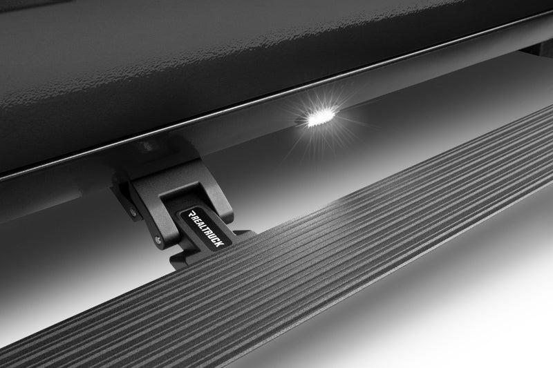 GOR RealTruck VoltStep Running Boards - RealTruck 15-20 Cadillac Escalade 4dr VoltStep Electric Running Board Kit - Textured Black