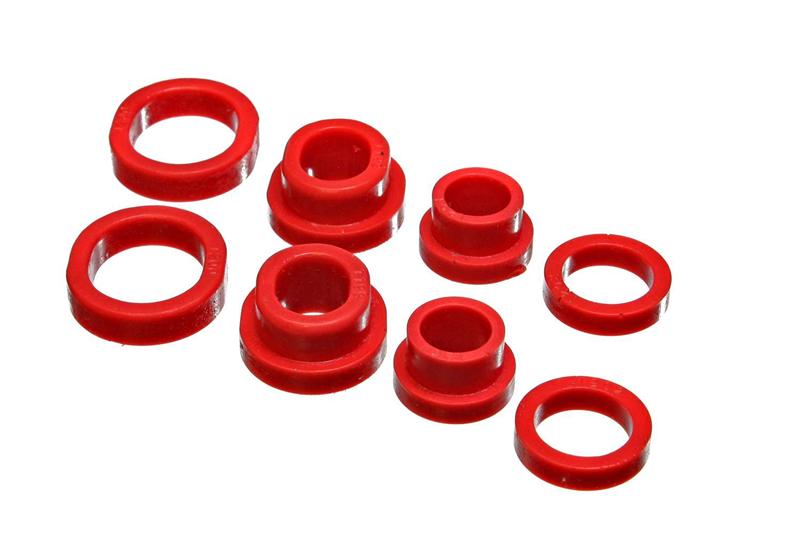 ES Subframe Bushings - Red - Energy Suspension 95-03 Nissan Maxima Red Motor Subframe Bushing Set - front lower (Must reuse all m