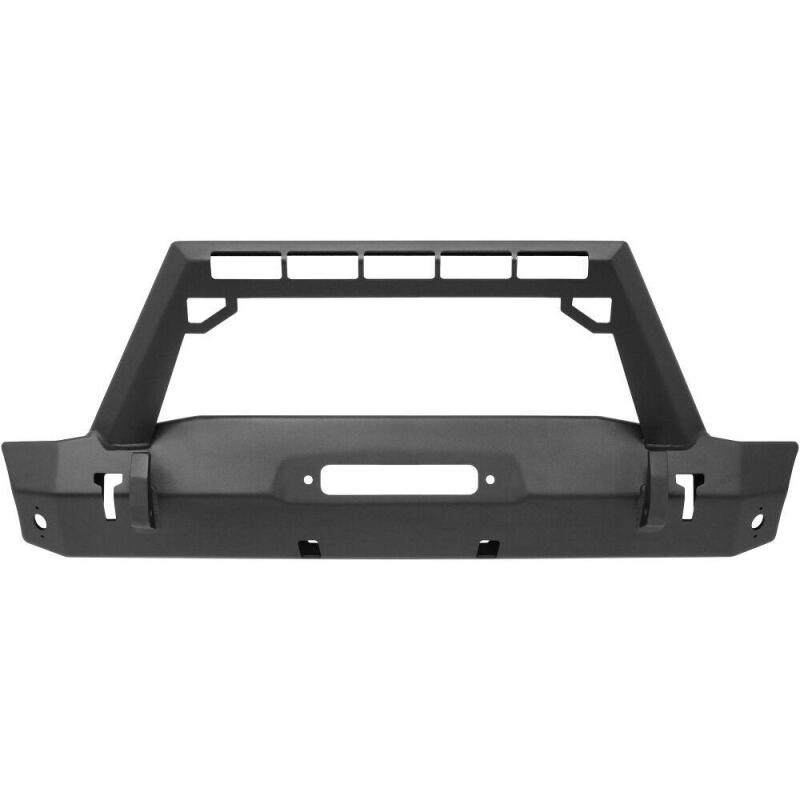 WES Snyper Stubby Bumpers - Westin 18-19 Jeep Wrangler JL WJ2 Stubby Front Bumper - Textured Black