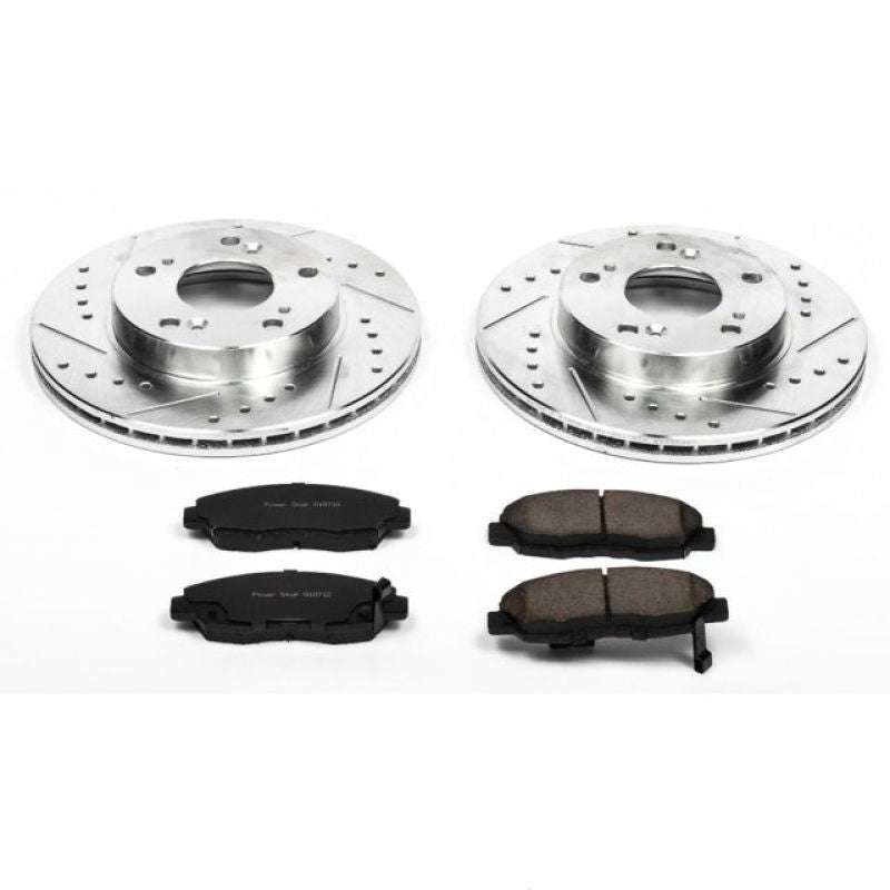 PSB Z23 Evolution Kit - Power Stop 06-11 Honda Civic Front Z23 Evolution Sport Brake Kit