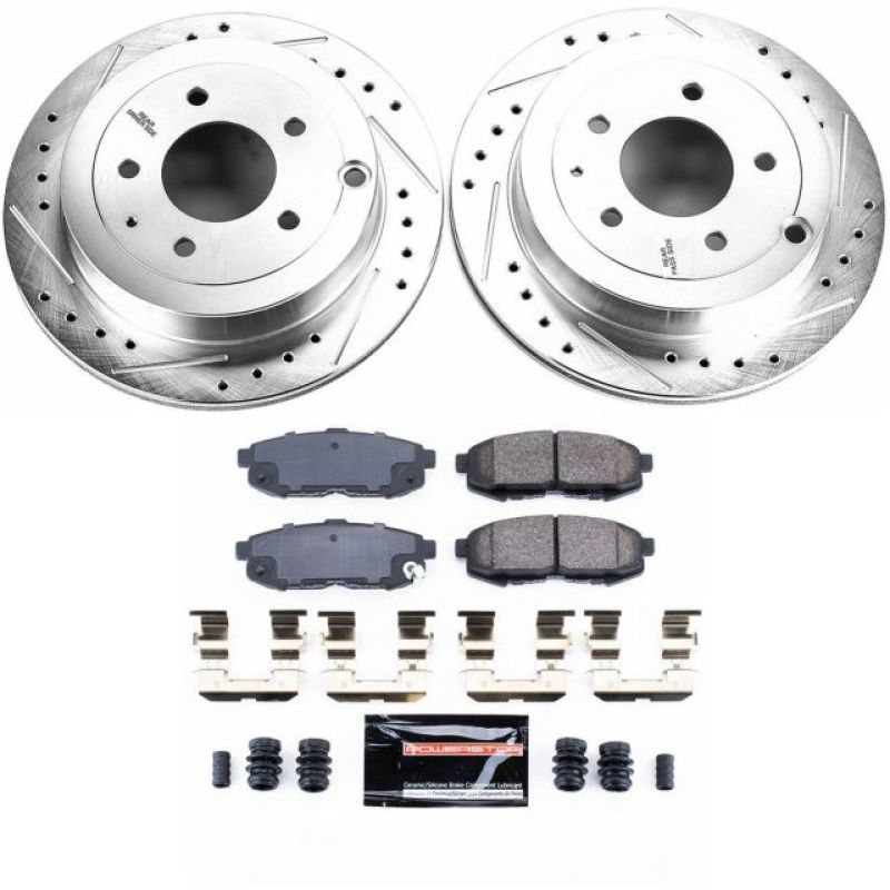 PSB Z23 Evolution Kit - Power Stop 04-06 Mazda MPV Rear Z23 Evolution Sport Brake Kit