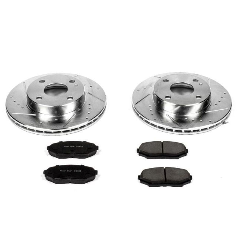 PSB Z23 Evolution Kit - Power Stop 90-93 Mazda Miata Front Z23 Evolution Sport Brake Kit