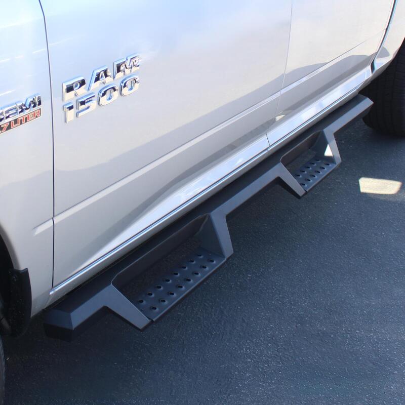 WES Nerf Bars - HDX Drop - Westin/HDX 09-18 Dodge/Ram 1500 Crew Cab / 25/3500 Crew Drop Nerf Step Bars - Textured Black