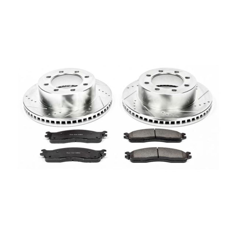 PSB Evolution Drill/Slot Rotor - Power Stop 03-08 Dodge Ram 3500 Front Z23 Evolution Brake Kit
