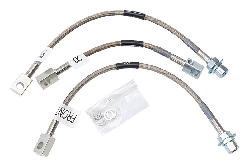RUS Brake Line Kits - Russell Performance 94-95 Ford Mustang GT (Front & Rear Center Hose) Brake Line Kit