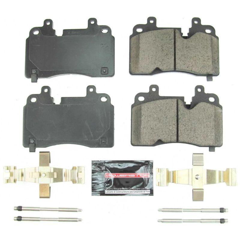 PSB Z23 Evolution Brake Pads - Power Stop 2020 Chevrolet Corvette Front Z23 Evolution Sport Brake Pads w/Hardware