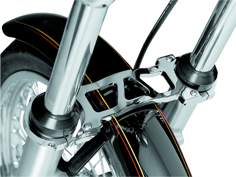 KUR Fork Braces - Kuryakyn Wide Glide Fork Brace Chrome