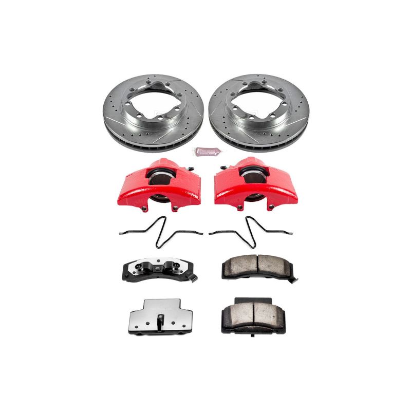 PSB Z36 Truck & Tow Kit - Power Stop 90-00 GMC K3500 Front Z36 Truck & Tow Kit w/Cals