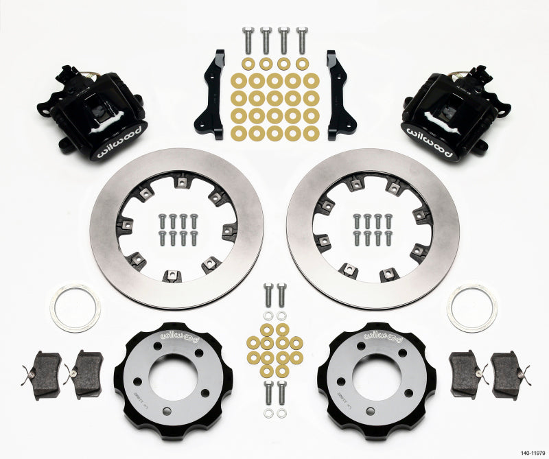 WIL Parking Brake Brake Kit - Wilwood Combination Parking Brake Rear Kit 12.19in 2006-Up Civic / CRZ