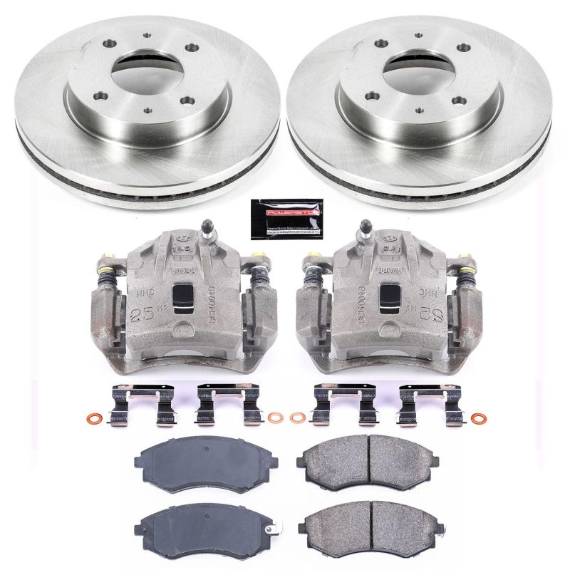 PSB Autospecialty Kit w/Cals - Power Stop 02-03 Hyundai Sonata Front Autospecialty Brake Kit w/Calipers