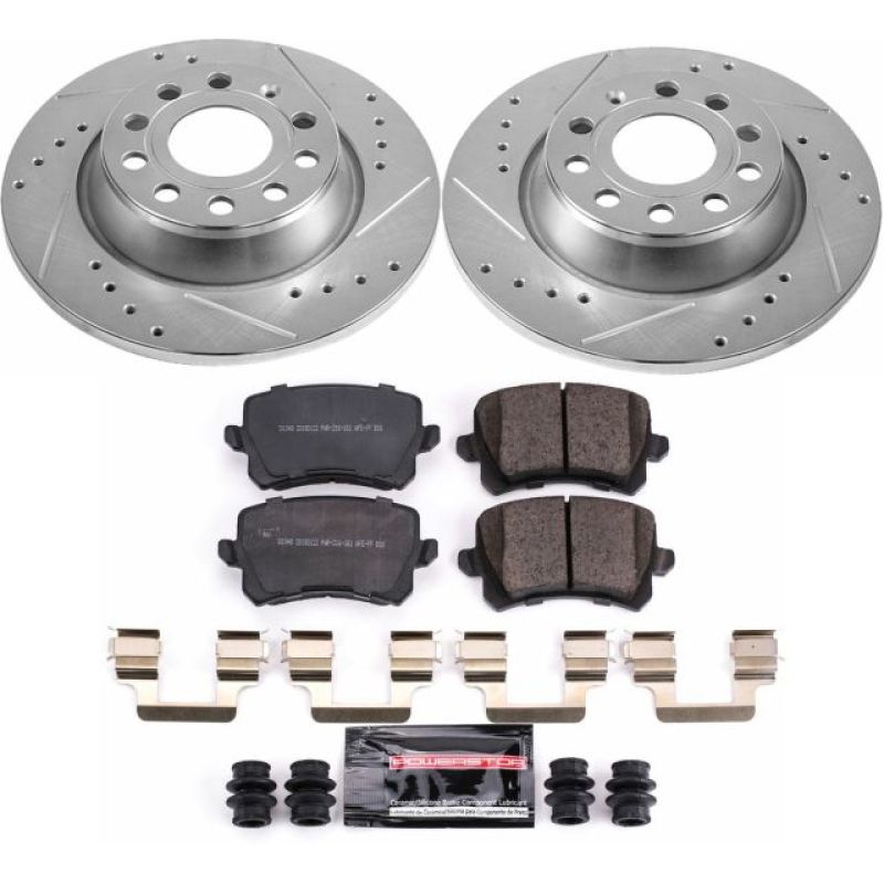 PSB Z23 Evolution Kit - Power Stop 2015 Audi Q3 Rear Z23 Evolution Sport Brake Kit