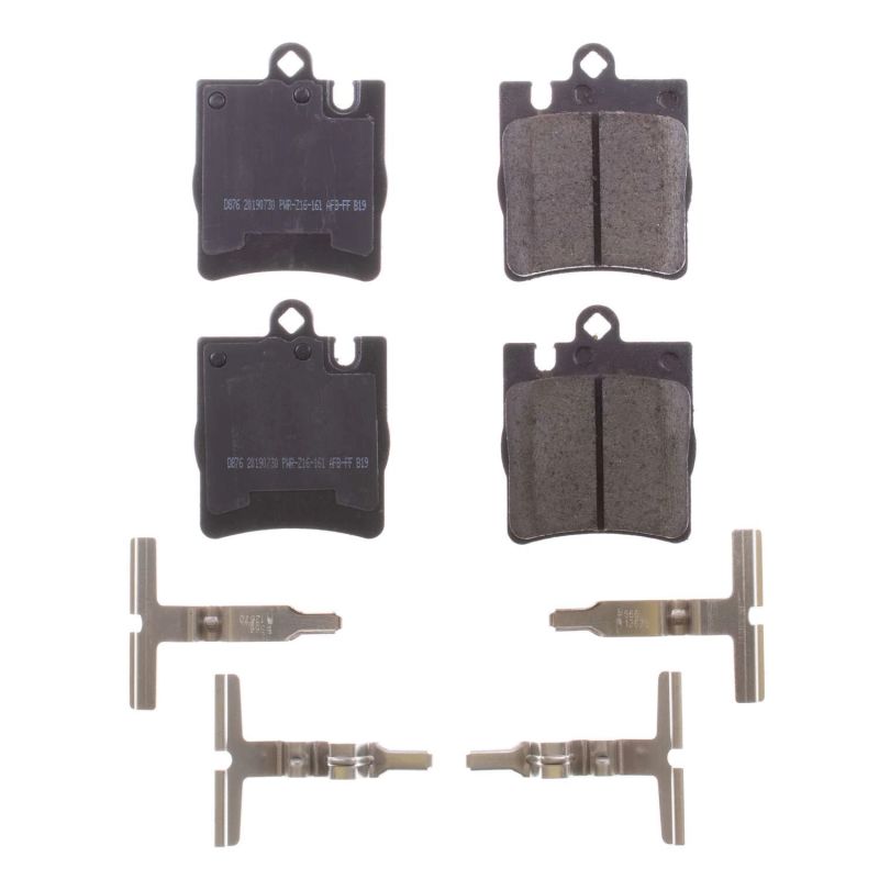 PSB Z17 Evolution Brake Pads - Power Stop 03-07 Mercedes-Benz C230 Rear Z17 Evolution Ceramic Brake Pads w/Hardware