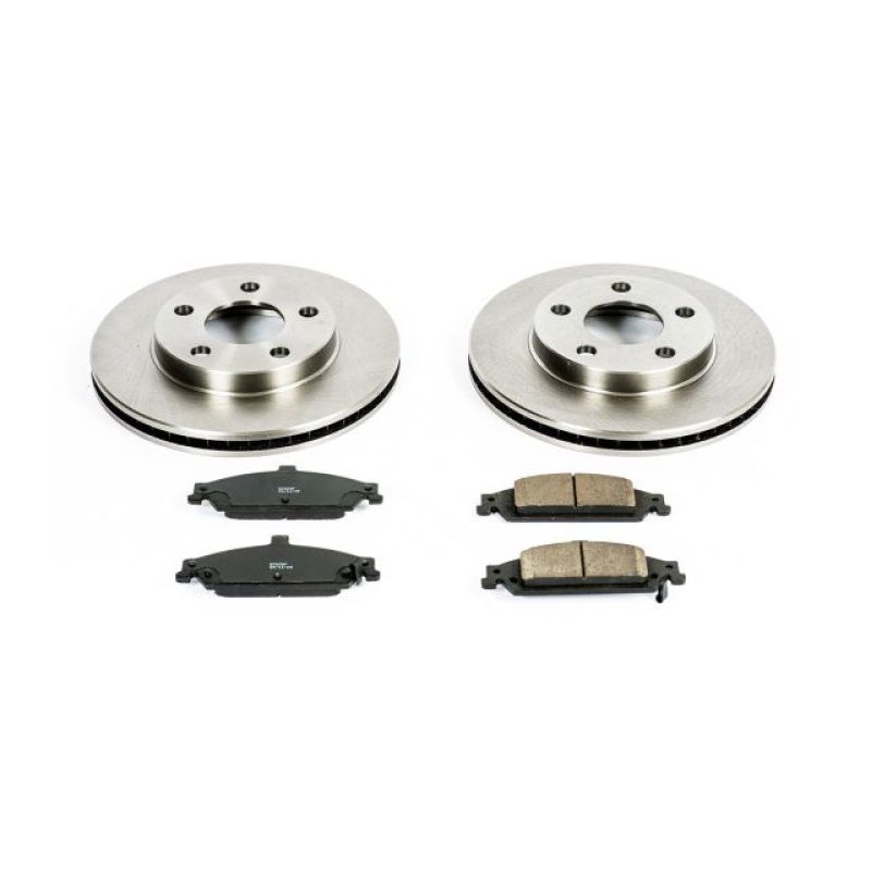 PSB Autospecialty Kit - Power Stop 04-05 Chevrolet Classic Front Autospecialty Brake Kit
