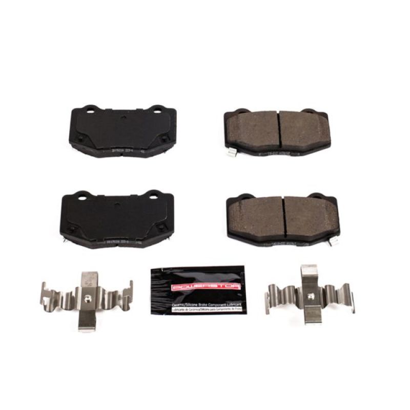 PSB Z23 Evolution Brake Pads - Power Stop 16-19 Cadillac ATS Rear Z23 Evolution Sport Brake Pads w/Hardware