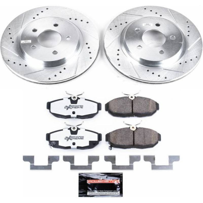 PSB Z26 Street Warrior Kit - Power Stop 2012 Ford Mustang Rear Z26 Street Warrior Brake Kit
