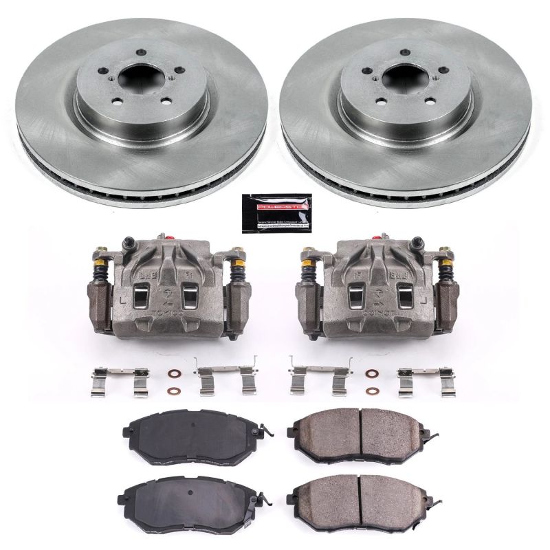 PSB Autospecialty Caliper - Power Stop 10-14 Subaru Outback Front Autospecialty Kit w/Cals