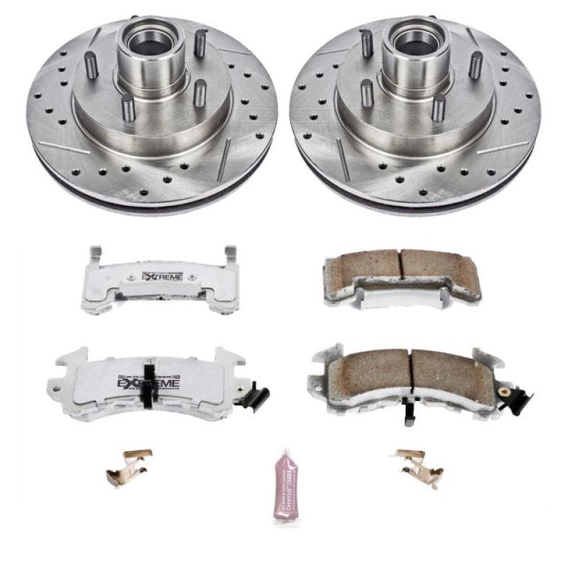 PSB Z26 Street Warrior Kit - Power Stop 95-97 Chevrolet Blazer Front Z26 Street Warrior Brake Kit