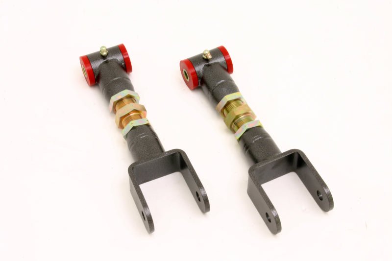 BMR Control Arms - BMR 79-04 Fox Mustang Upper Control Arms On-Car Adj. (Polyurethane) - Black Hammertone