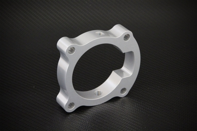 TQS TB Spacer - Silver - Torque Solution Throttle Body Spacer (Silver): Hyundai Genesis Coupe 2.0T 2010-2012