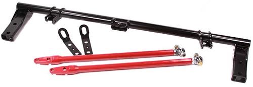 INM Traction Bar - Innovative 90-93 Accord H/F-Series Black Steel Competition Traction Bar Kit (H/F-Series engine)