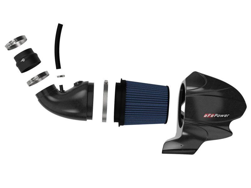 AFE Black Series Carbon Fiber Cold Air Intakes - aFe Black Series Cold Air Intake 12-19 Jeep Grand Cherokee (WK2) SRT-8/SRT V8 6.4L HEMI