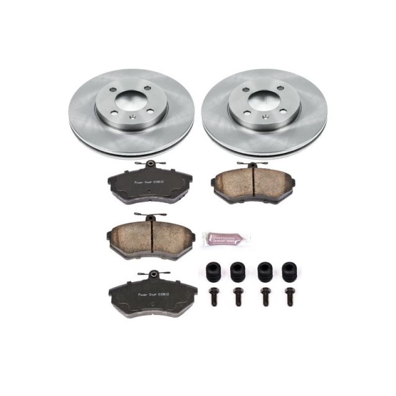 PSB Autospecialty Kit - Power Stop 95-02 Volkswagen Cabrio Front Autospecialty Brake Kit