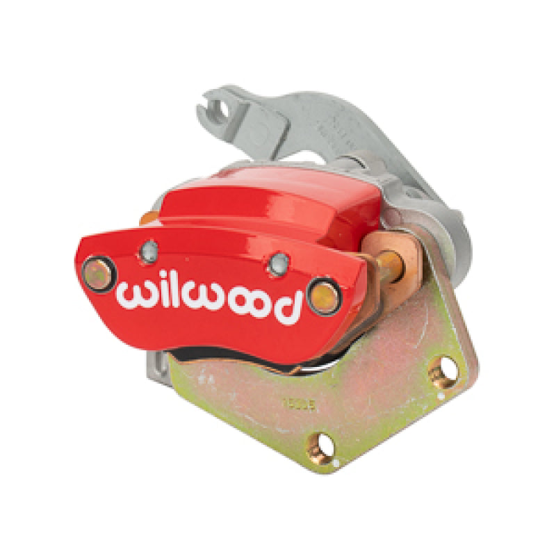 WIL Mechanical Caliper - Wilwood Caliper-MC4 Mechanical-R/H - Red w/Logo 2.00in Piston .81in Disc