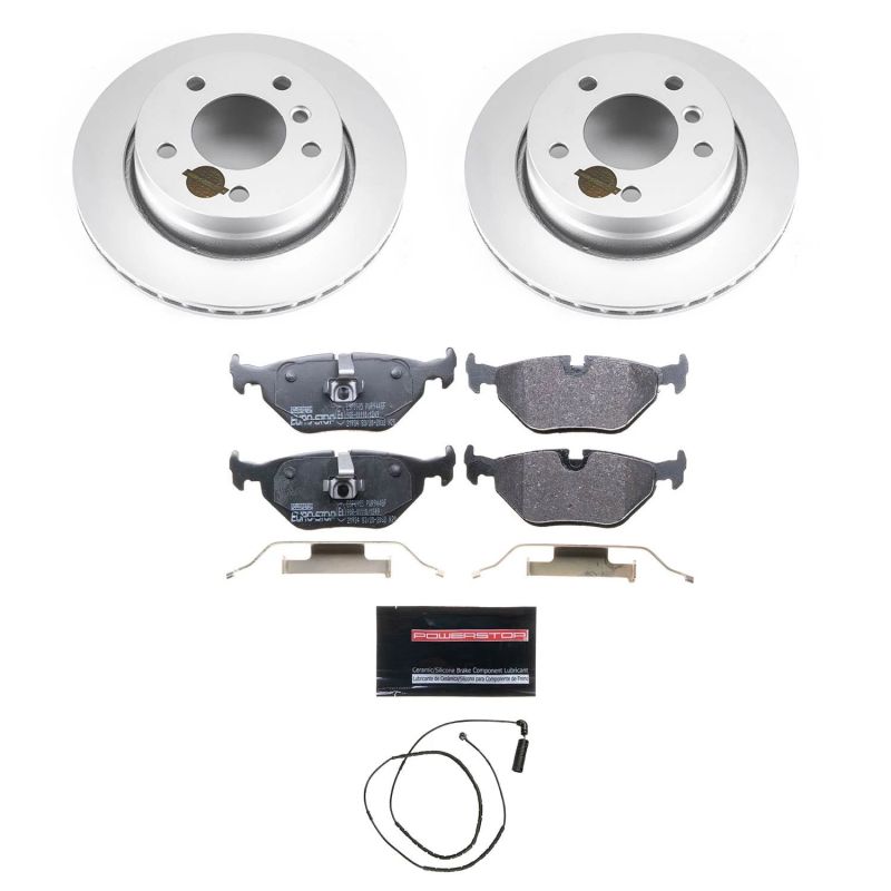 PSB Euro-Stop Kit - Power Stop 2000 BMW 323Ci Rear Euro-Stop Brake Kit