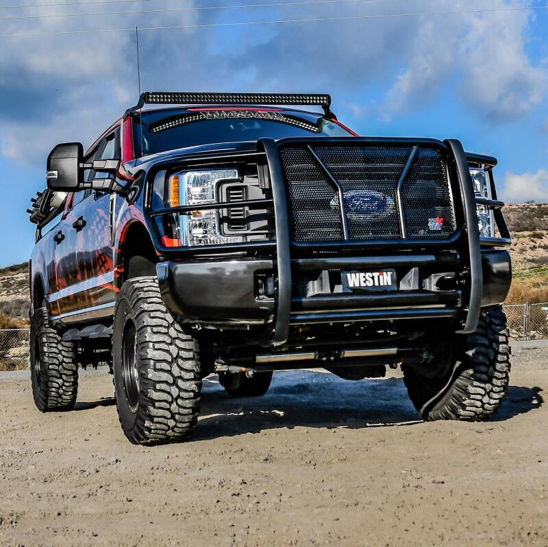 WES HDX Grille Guards - Westin 2017-2018 Ford F-250/350 HDX Grille Guard - Black