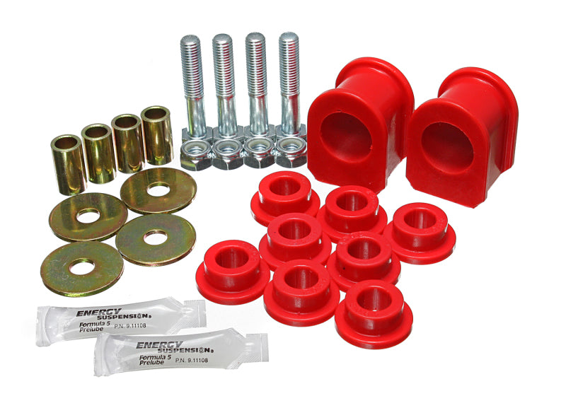 ES Sway Bar Bushings - Red - Energy Suspension 99-04 Ford F250 SD/350 4WD Red Front 1-1/4in Sway Bar Bushing Set