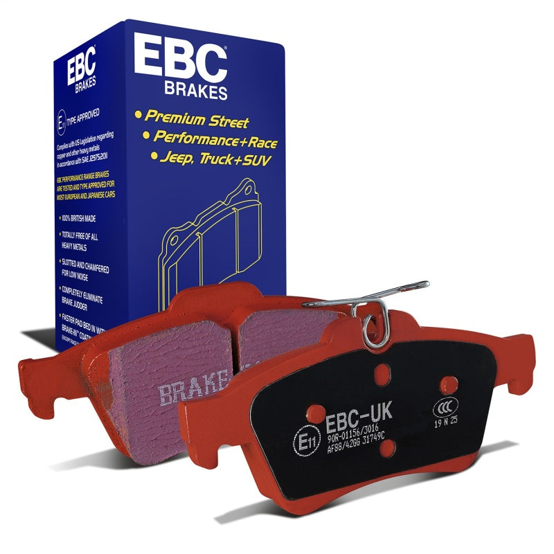 EBC Redstuff Brake Pad Sets - EBC 08-10 Chevrolet Cobalt 2.0 Turbo (SS) Redstuff Rear Brake Pads