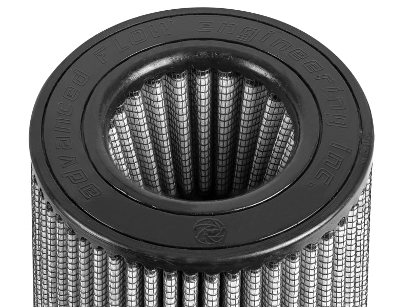 AFE Universal Pro Dry S Filter - aFe MagnumFLOW Pro DRY S Replacement Air Filter 4in F x 6in B (mt2) x 4-1/2in T (Inv) x 7-1/2in H
