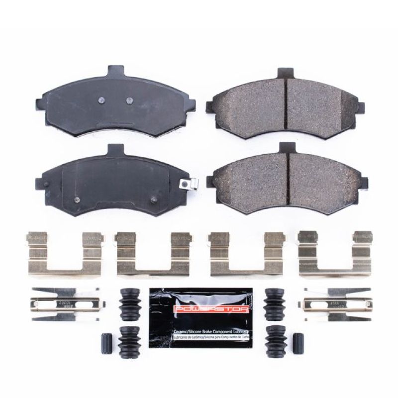 PSB Z23 Evolution Brake Pads - Power Stop 02-05 Hyundai Elantra Front Z23 Evolution Sport Brake Pads w/Hardware