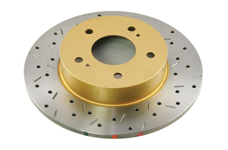 DBA 4000 Slot&Drill Rotors - DBA 94-03 Nissan Maxima Rear 4000 Series Drilled & Slotted Rotor