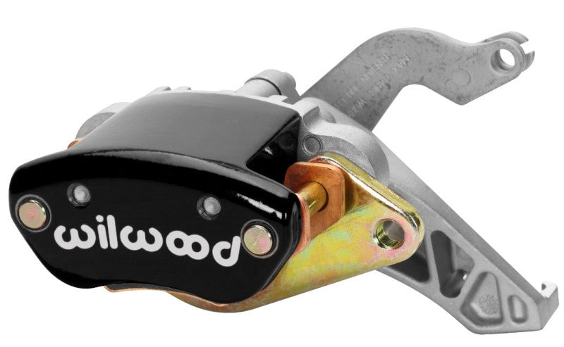 WIL Mechanical Caliper - Wilwood Caliper-MC4 Mechanical-R/H - Black w/ Logo 1.19in Piston .81in Disc