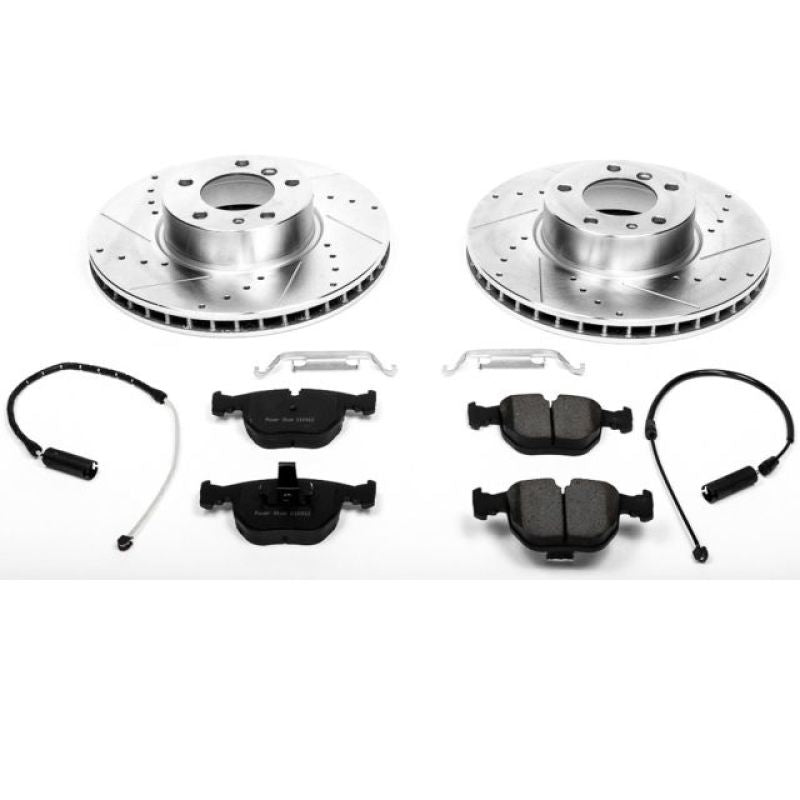 PSB Z23 Evolution Kit - Power Stop 1995 BMW 740i Front Z23 Evolution Sport Brake Kit